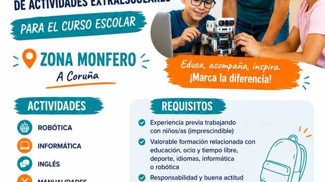 Monitor/a actividades extraescolares
