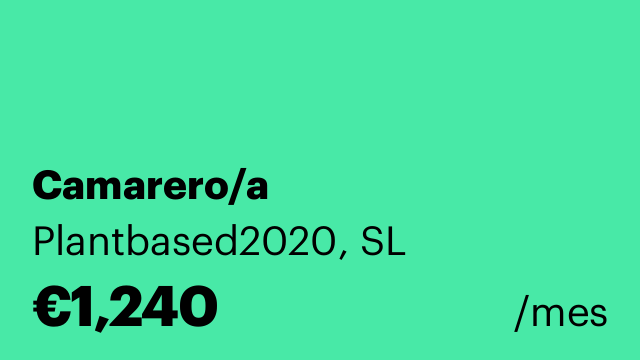 Camarero/a