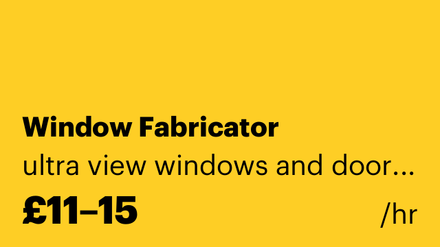 Window Fabricator