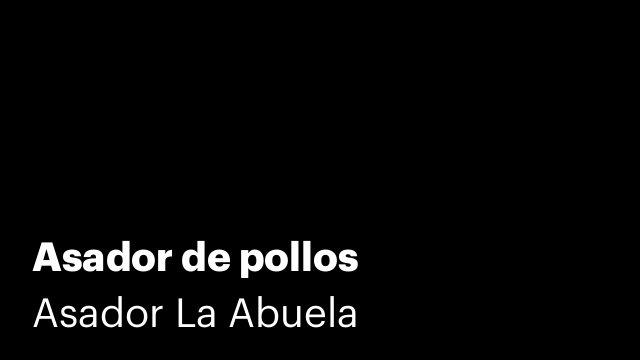Asador de pollos