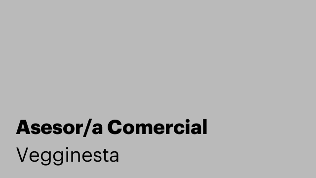 Asesor/a Comercial