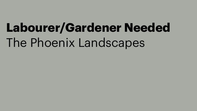 Labourer/Gardener Needed