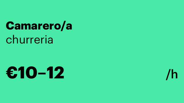 Camarero/a
