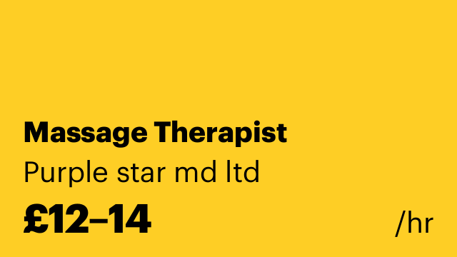 Massage Therapist