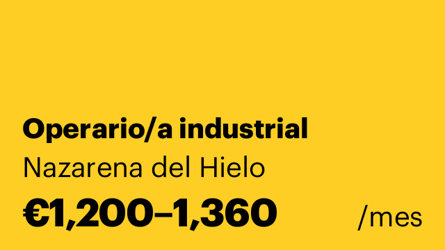 Operario/a industrial
