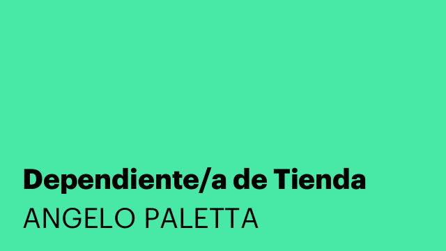 Dependiente/a de Tienda