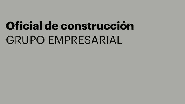 Oficial de construcción