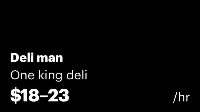 Deli man