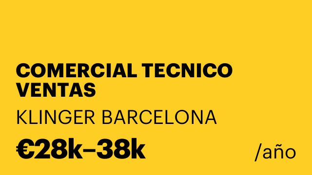 COMERCIAL TECNICO VENTAS