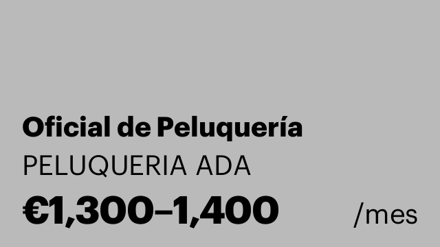 Oficial de Peluquería