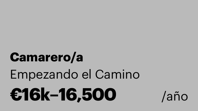 Camarero/a