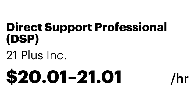 Direct Support Professional (DSP)