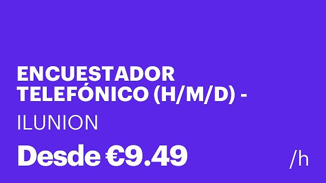 ENCUESTADOR TELEFÓNICO (H/M/D) - MADRID
