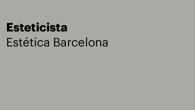 Esteticista