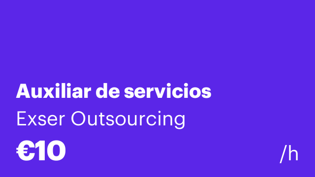 Auxiliar de servicios