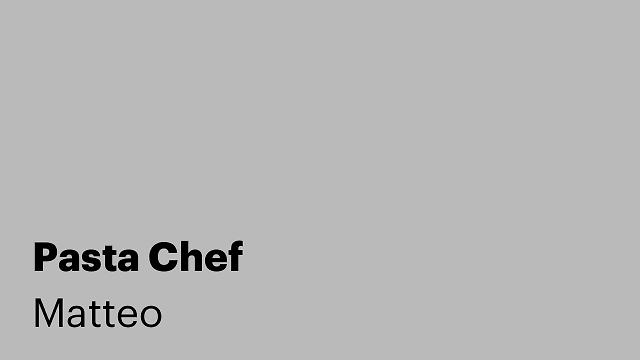 Pasta Chef