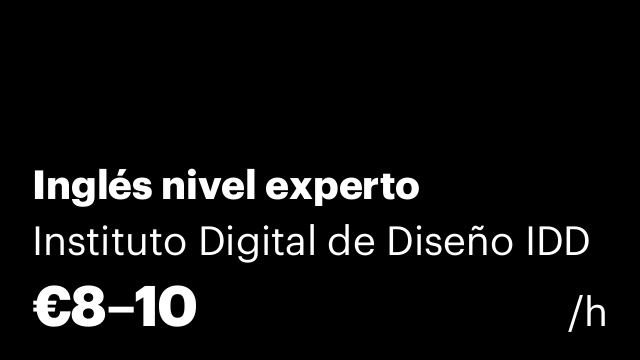 Inglés nivel experto