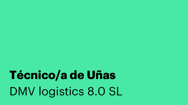 Técnico/a de Uñas