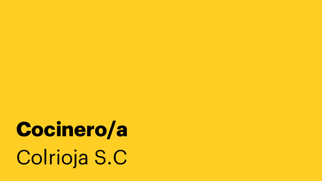 Cocinero/a