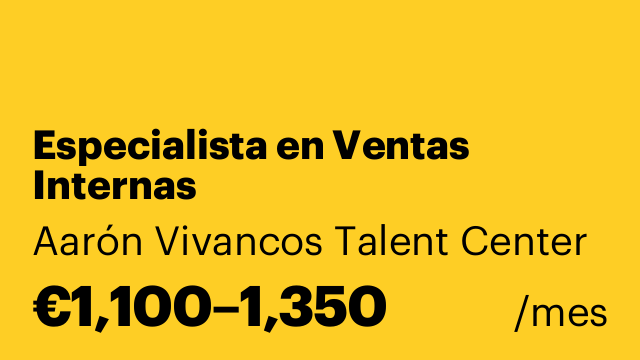Especialista en Ventas Internas