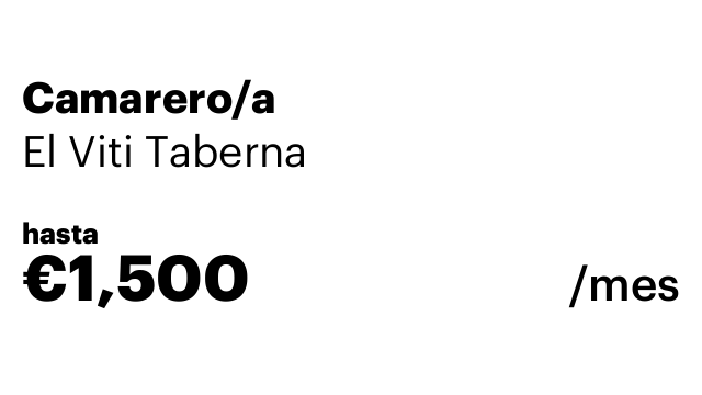 Camarero/a