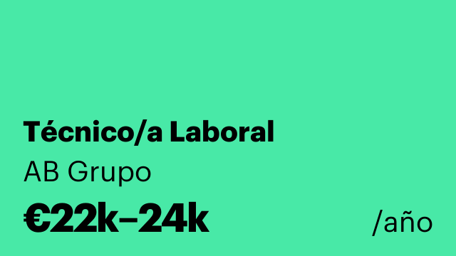 Técnico/a Laboral