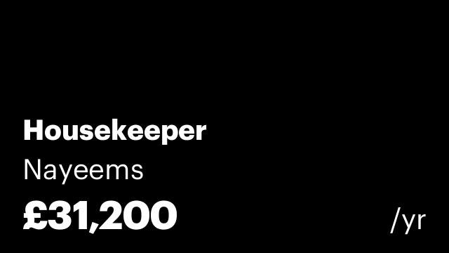 Housekeeper
