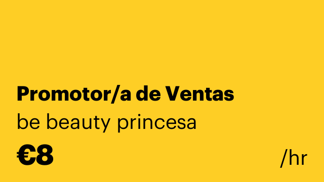 Promotor/a de Ventas