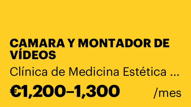 CAMARA Y MONTADOR DE VÍDEOS