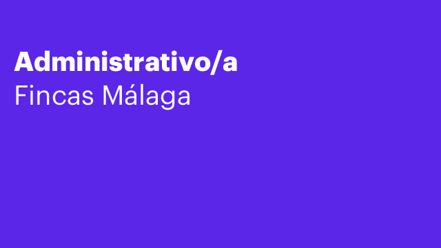 Administrativo/a