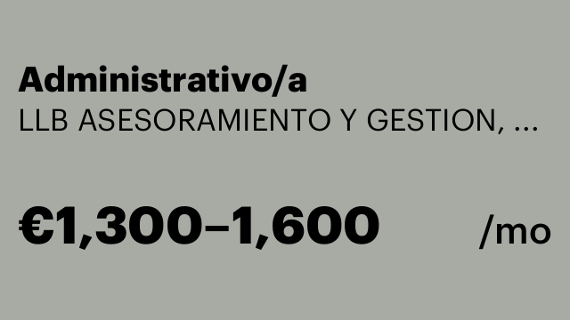 Administrativo/a