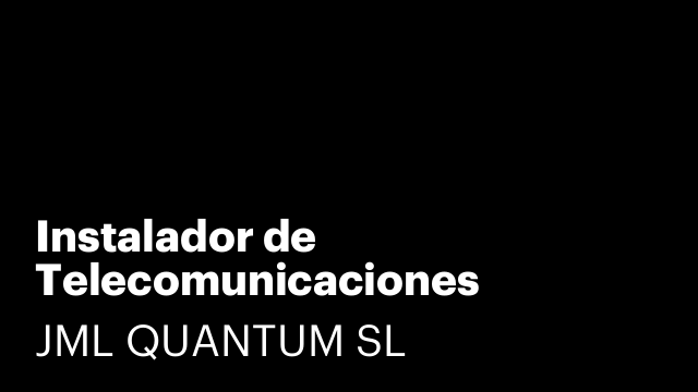 Instalador de Telecomunicaciones