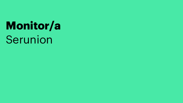 Monitor/a