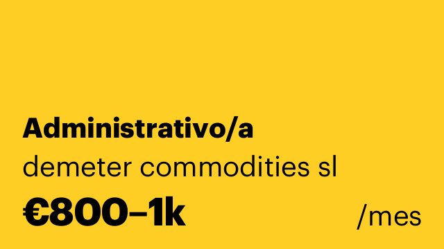 Administrativo/a