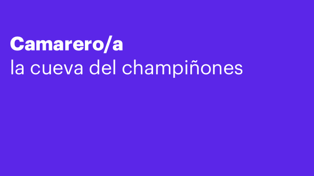 Camarero/a