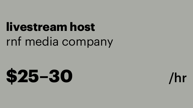 livestream host
