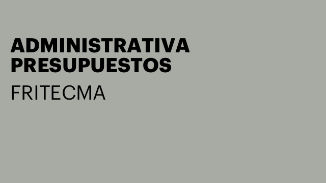 ADMINISTRATIVA PRESUPUESTOS