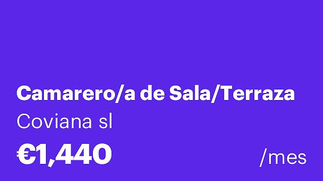 Camarero/a de Sala/Terraza