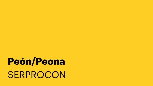Peón/Peona