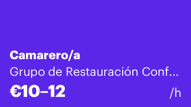 Camarero/a