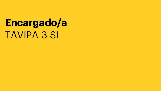 Encargado/a