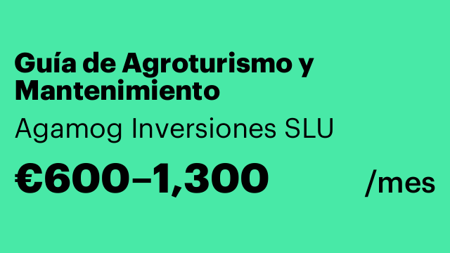 Guía de Agroturismo y Mantenimiento