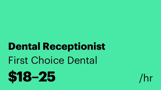 Dental Receptionist