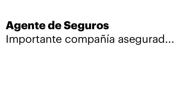 Agente de Seguros