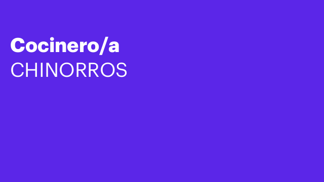 Cocinero/a