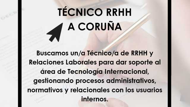 Técnico/a RRHH