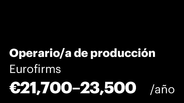Operario/a de producción