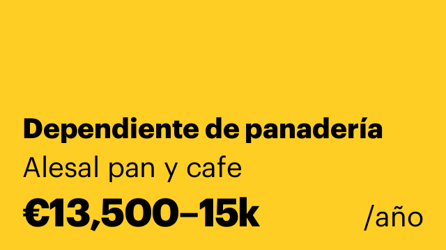 Dependiente de panadería