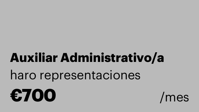 Auxiliar Administrativo/a