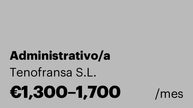 Administrativo/a